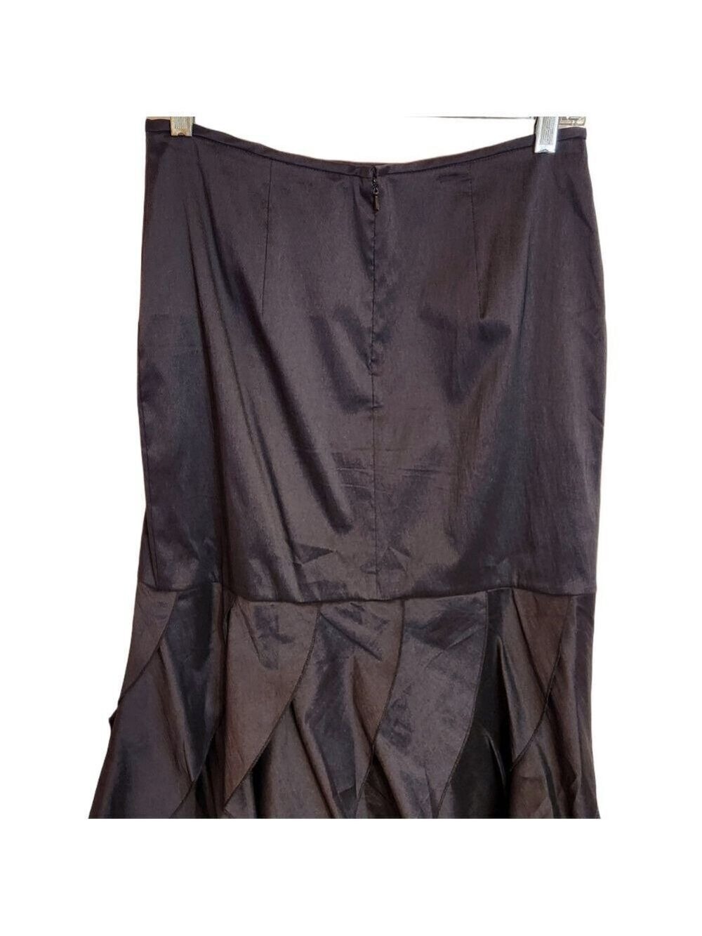 KM Collections Black Maxi Mermaid Skirt Size 8 - Picture 5 of 11